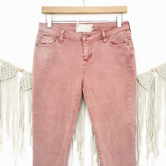 Altar'd State Denim - Altar'd State Rose Pink Skinny Jeans